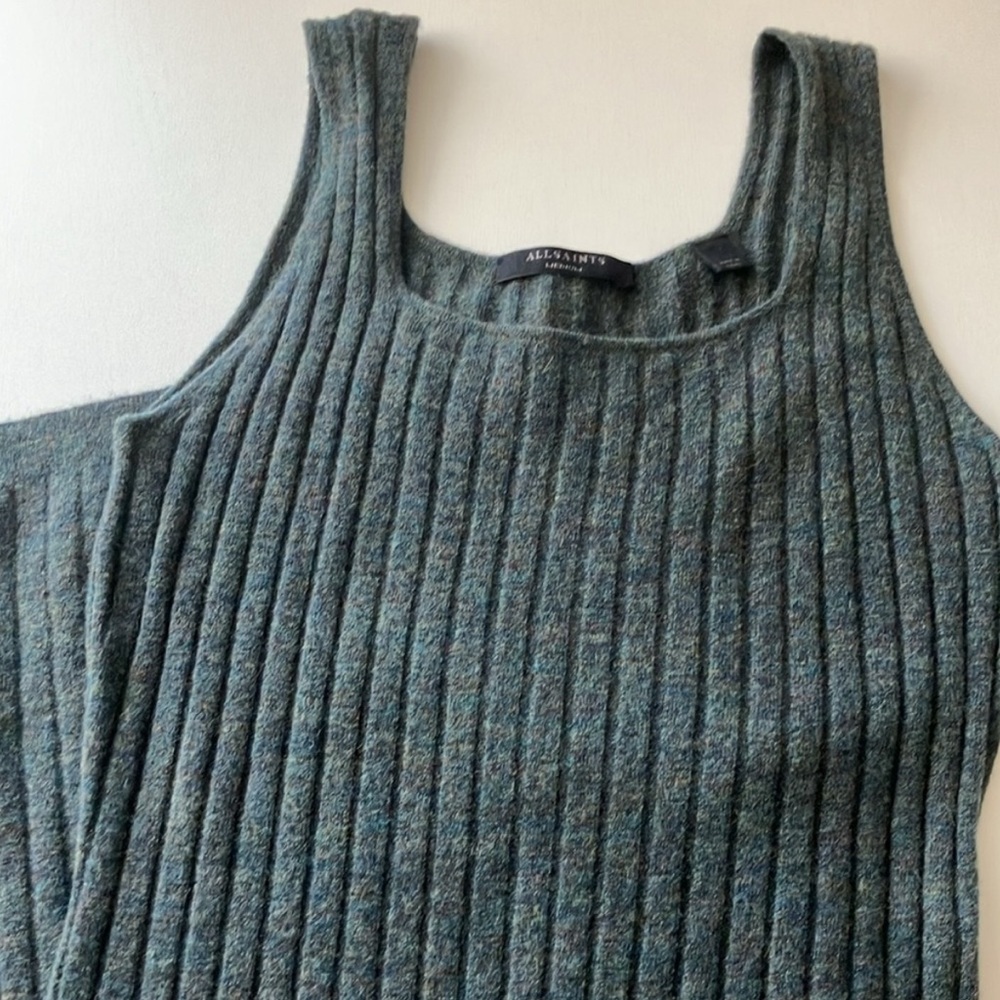 All Saints Margot Long Wool & Alpaca Blend (Size Medium) NWOT - Picture 4 of 14